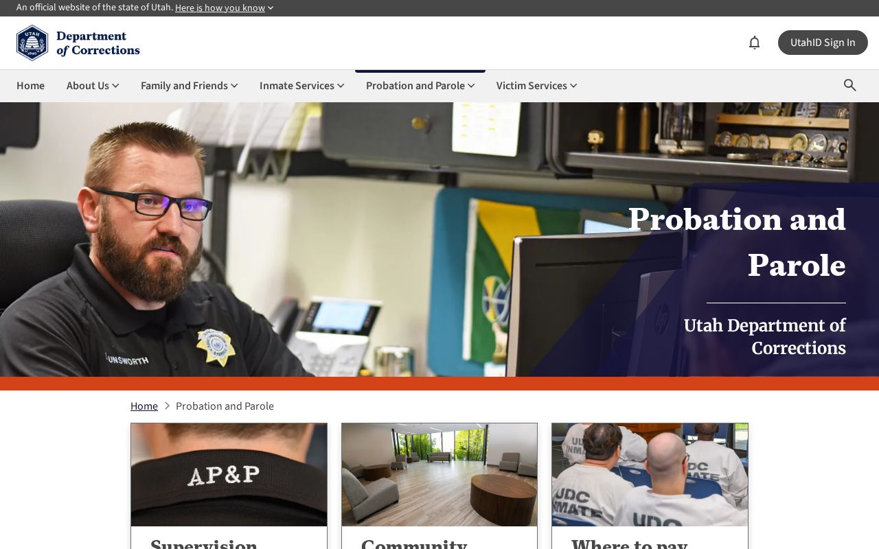 Garfield County parole and probation regional office listings